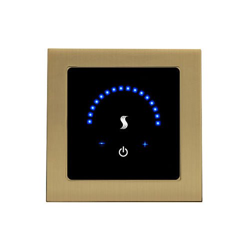 ThermaSol MicroTouch Digital Steam Shower Control, Touchscreen, Round or Square - West Coast Saunas - MTMR-SB