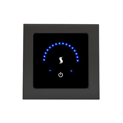 ThermaSol MicroTouch Digital Steam Shower Control, Touchscreen, Round or Square - West Coast Saunas - MTMR-MB