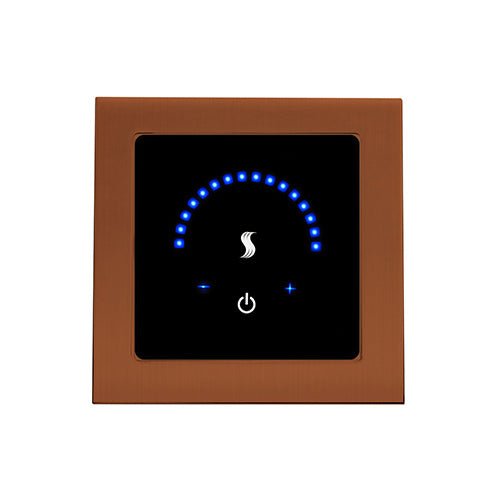 ThermaSol MicroTouch Digital Steam Shower Control, Touchscreen, Round or Square - West Coast Saunas - MTMR-ACOP