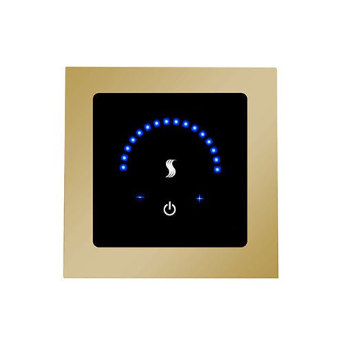 ThermaSol MicroTouch Digital Steam Shower Control, Touchscreen, Round or Square - West Coast Saunas - MTMR-PB