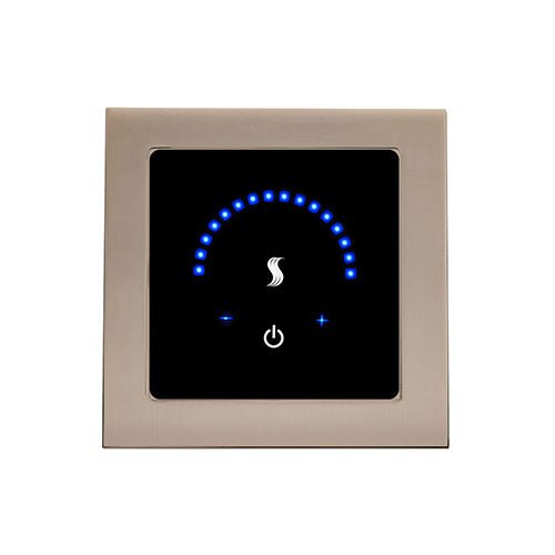 ThermaSol MicroTouch Digital Steam Shower Control, Touchscreen, Round or Square - West Coast Saunas - MTMR-SN