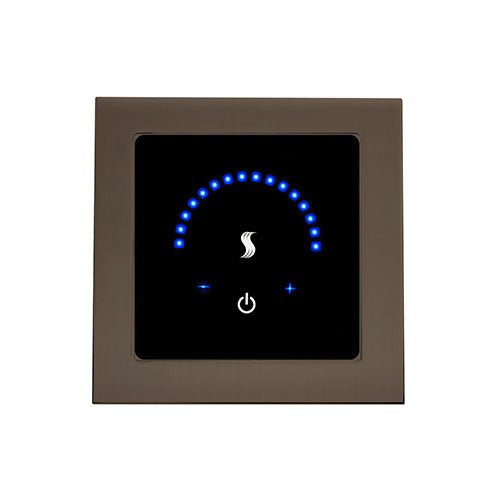 ThermaSol MicroTouch Digital Steam Shower Control, Touchscreen, Round or Square - West Coast Saunas - MTMR-ORB