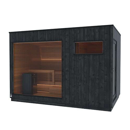 ThermaSol Nordic Misty Changing Room 2 - Entrance Outdoor Changing Room for Nordic Misty Sauna Cabin, 2 Entrances - West Coast Saunas - 14-KIR-3548