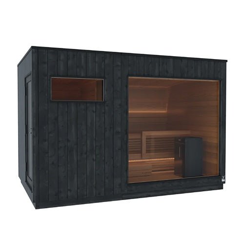 ThermaSol Nordic Misty Changing Room 2 - Entrance Outdoor Changing Room for Nordic Misty Sauna Cabin, 2 Entrances - West Coast Saunas - 14-KIR-3549