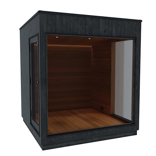 ThermaSol Nordic Misty Lounge Medium Outdoor Medium Lounge for Nordic Misty Sauna Cabin - West Coast Saunas - 14-KIR-3650