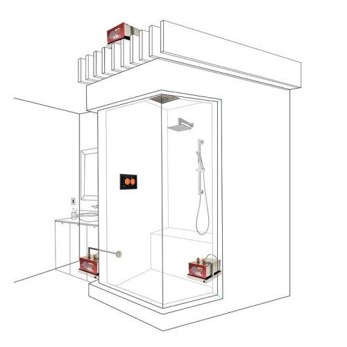 ThermaSol PROI - 140 PRO Series I Essential Steam Shower Generator, 8kW w/Fast Start - West Coast Saunas - PROI-140