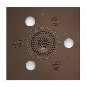 ThermaSol Serenity Advanced Multi - Sensory Light and Sound Rain System - West Coast Saunas - SLSRSQ-ORB