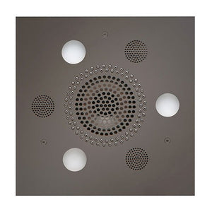 ThermaSol Serenity Advanced Multi - Sensory Light and Sound Rain System - West Coast Saunas - SLSRSQ-BN