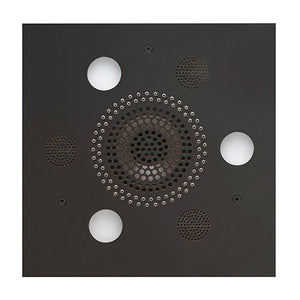 ThermaSol Serenity Advanced Multi - Sensory Light and Sound Rain System - West Coast Saunas - SLSRSQ-MB