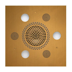 ThermaSol Serenity Advanced Multi - Sensory Light and Sound Rain System - West Coast Saunas - SLSRSQ-AB