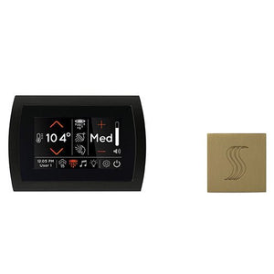 ThermaSol SignaTouch Control Kit SignaTouch Steam Shower Control w/ SteamVection Steamhead - West Coast Saunas - STC-SVSQ-SB