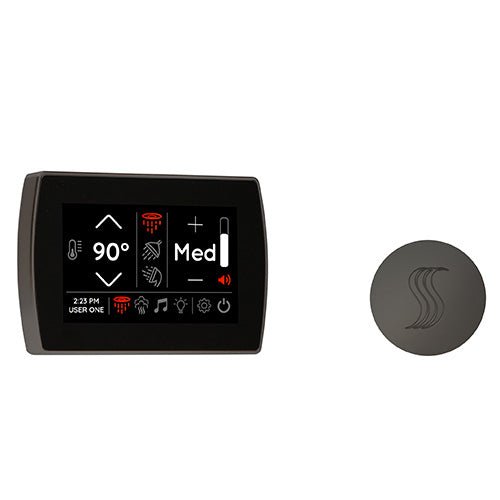 ThermaSol SignaTouch Control Kit SignaTouch Steam Shower Control w/ SteamVection Steamhead - West Coast Saunas - STCM-SVRD-BN