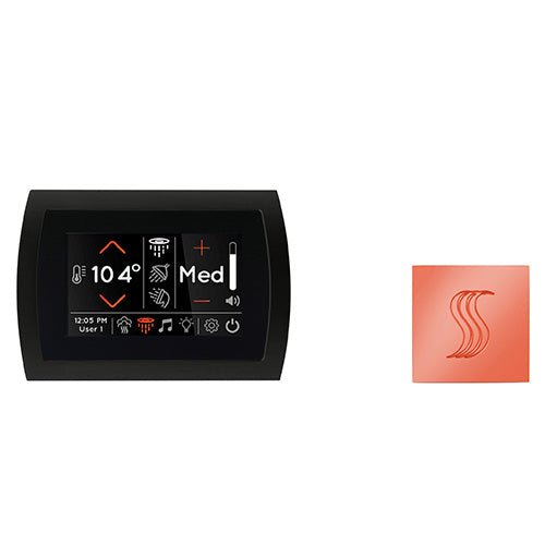 ThermaSol SignaTouch Control Kit SignaTouch Steam Shower Control w/ SteamVection Steamhead - West Coast Saunas - STC-SVSQ-COP