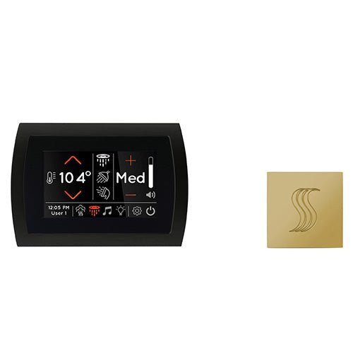 ThermaSol SignaTouch Control Kit SignaTouch Steam Shower Control w/ SteamVection Steamhead - West Coast Saunas - STC-SVSQ-PB