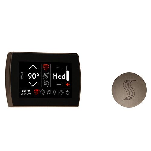 ThermaSol SignaTouch Control Kit SignaTouch Steam Shower Control w/ SteamVection Steamhead - West Coast Saunas - STCM-SVRD-AN