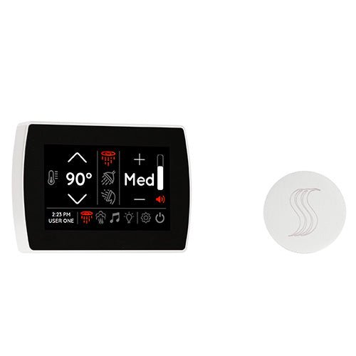ThermaSol SignaTouch Control Kit SignaTouch Steam Shower Control w/ SteamVection Steamhead - West Coast Saunas - STCM-SVRD-WHT