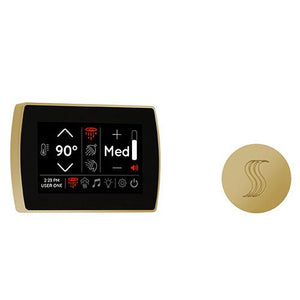 ThermaSol SignaTouch Control Kit SignaTouch Steam Shower Control w/ SteamVection Steamhead - West Coast Saunas - STCM-SVRD-PB