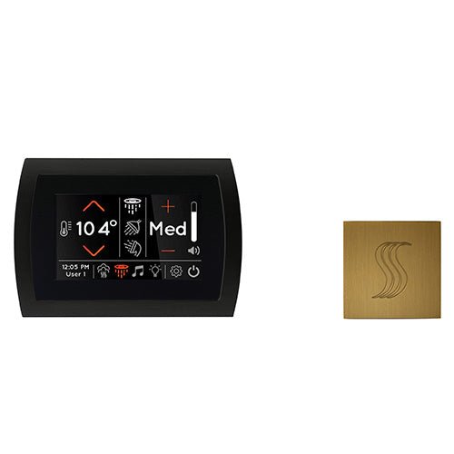 ThermaSol SignaTouch Control Kit SignaTouch Steam Shower Control w/ SteamVection Steamhead - West Coast Saunas - STC-SVSQ-AB