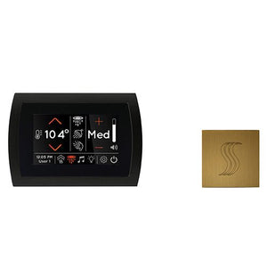ThermaSol SignaTouch Control Kit SignaTouch Steam Shower Control w/ SteamVection Steamhead - West Coast Saunas - STC-SVSQ-AB