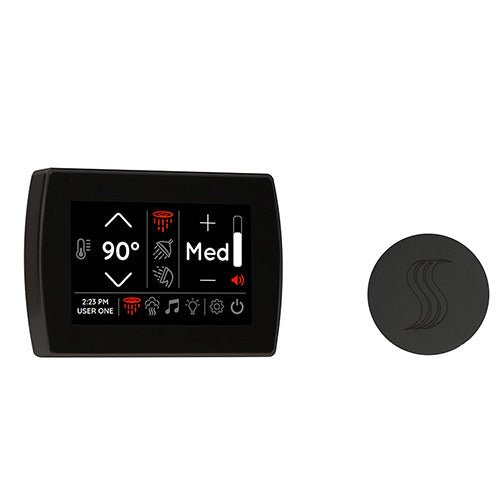 ThermaSol SignaTouch Control Kit SignaTouch Steam Shower Control w/ SteamVection Steamhead - West Coast Saunas - STCM-SVRD-MB