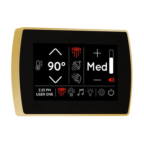 ThermaSol SignaTouch Digital Steam Shower Control, Touchscreen, 5 Inch - West Coast Saunas - STCM-PG