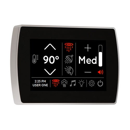 ThermaSol SignaTouch Digital Steam Shower Control, Touchscreen, 5 Inch - West Coast Saunas - STCM-PC