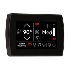 ThermaSol SignaTouch Digital Steam Shower Control, Touchscreen, 5 Inch - West Coast Saunas - STCM-MB
