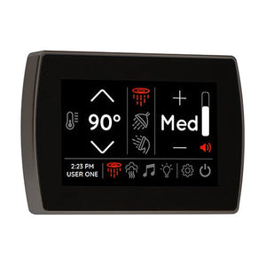 ThermaSol SignaTouch Digital Steam Shower Control, Touchscreen, 5 Inch - West Coast Saunas - STCM-BN