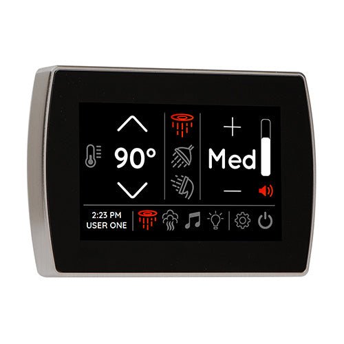 ThermaSol SignaTouch Digital Steam Shower Control, Touchscreen, 5 Inch - West Coast Saunas - STCM-SC