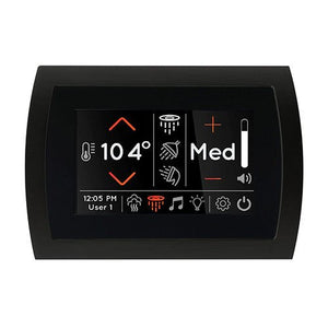 ThermaSol SignaTouch Digital Steam Shower Control, Touchscreen, 5 Inch - West Coast Saunas - STC-BK
