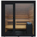 ThermaSol Spectra Sauna Cabin Fully Assembled Outdoor Sauna, Tinted Glass - Front, Up to 4 Persons - West Coast Saunas - 14-SPECTRA