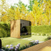 ThermaSol Spectra Sauna Cabin Fully Assembled Outdoor Sauna, Tinted Glass - Front, Up to 4 Persons - West Coast Saunas - 14-SPECTRA