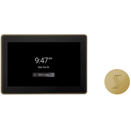 ThermaSol ThermaTouch2 Control Kit ThermaTouch2 Steam Shower Control w/ SteamVection Steamhead - West Coast Saunas - TT15-SVRD-PB