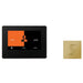 ThermaSol ThermaTouch2 Control Kit ThermaTouch2 Steam Shower Control w/ SteamVection Steamhead - West Coast Saunas - TT7-SVSQ-PB