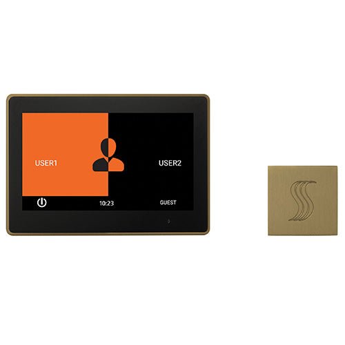 ThermaSol ThermaTouch2 Control Kit ThermaTouch2 Steam Shower Control w/ SteamVection Steamhead - West Coast Saunas - TT10-SVSQ-SB