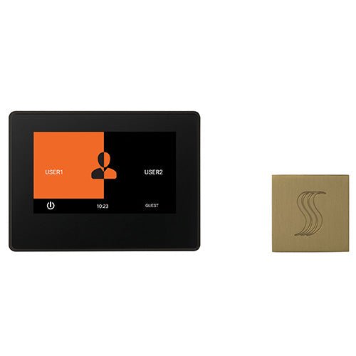 ThermaSol ThermaTouch2 Control Kit ThermaTouch2 Steam Shower Control w/ SteamVection Steamhead - West Coast Saunas - TT7-SVSQ-SB