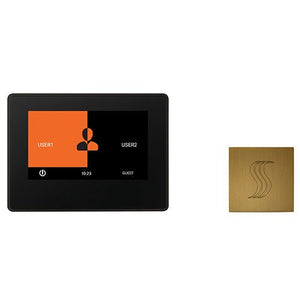 ThermaSol ThermaTouch2 Control Kit ThermaTouch2 Steam Shower Control w/ SteamVection Steamhead - West Coast Saunas - TT7-SVSQ-AB