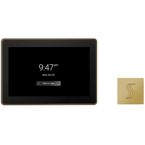 ThermaSol ThermaTouch2 Control Kit ThermaTouch2 Steam Shower Control w/ SteamVection Steamhead - West Coast Saunas - TT15-SVSQ-PB