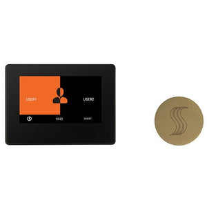 ThermaSol ThermaTouch2 Control Kit ThermaTouch2 Steam Shower Control w/ SteamVection Steamhead - West Coast Saunas - TT7-SVRD-SB