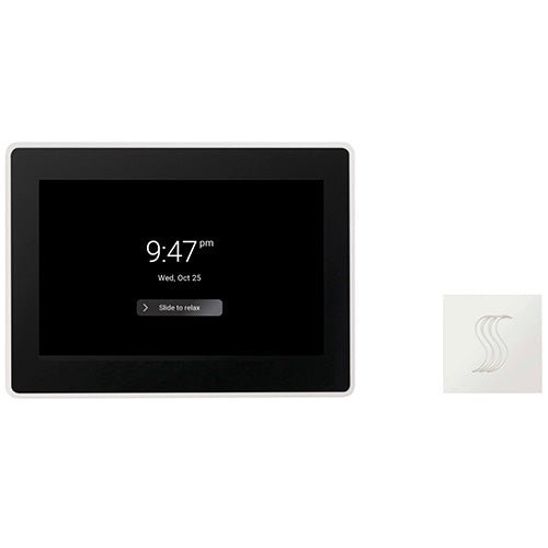 ThermaSol ThermaTouch2 Control Kit ThermaTouch2 Steam Shower Control w/ SteamVection Steamhead - West Coast Saunas - TT15-SVSQ-WHT