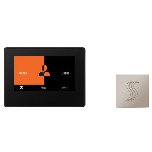 ThermaSol ThermaTouch2 Control Kit ThermaTouch2 Steam Shower Control w/ SteamVection Steamhead - West Coast Saunas - TT7-SVSQ-PN