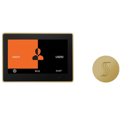ThermaSol ThermaTouch2 Control Kit ThermaTouch2 Steam Shower Control w/ SteamVection Steamhead - West Coast Saunas - TT10-SVRD-PB