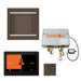 ThermaSol TT2 & HydroVive Total Wellness Package ThermaTouch2 Control, HydroVive Rainhead, SteamVection Steamhead, Digital Shower Valve - West Coast Saunas - TWPH1410US-ORB
