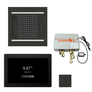 ThermaSol TT2 & HydroVive Total Wellness Package ThermaTouch2 Control, HydroVive Rainhead, SteamVection Steamhead, Digital Shower Valve - West Coast Saunas - TWPH1415US-MB