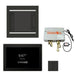 ThermaSol TT2 & HydroVive Total Wellness Package ThermaTouch2 Control, HydroVive Rainhead, SteamVection Steamhead, Digital Shower Valve - West Coast Saunas - TWPH1415US-MB