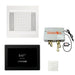 ThermaSol TT2 & HydroVive Total Wellness Package ThermaTouch2 Control, HydroVive Rainhead, SteamVection Steamhead, Digital Shower Valve - West Coast Saunas - TWPH1415US-WHT
