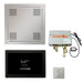 ThermaSol TT2 & HydroVive Total Wellness Package ThermaTouch2 Control, HydroVive Rainhead, SteamVection Steamhead, Digital Shower Valve - West Coast Saunas - TWPH15US-PC