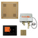 ThermaSol TT2 & HydroVive Total Wellness Package ThermaTouch2 Control, HydroVive Rainhead, SteamVection Steamhead, Digital Shower Valve - West Coast Saunas - TWPH7S-SB
