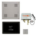 ThermaSol TT2 & HydroVive Total Wellness Package ThermaTouch2 Control, HydroVive Rainhead, SteamVection Steamhead, Digital Shower Valve - West Coast Saunas - TWPH15US-SC
