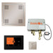ThermaSol TT2 & HydroVive Total Wellness Package ThermaTouch2 Control, HydroVive Rainhead, SteamVection Steamhead, Digital Shower Valve - West Coast Saunas - TWPH7S-PN